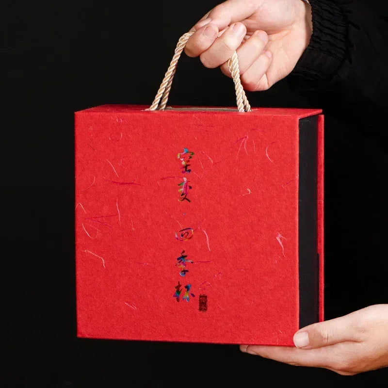 Keramische Koffiemok Set 175ml – Japans Design – Porselein – Cadeaubox