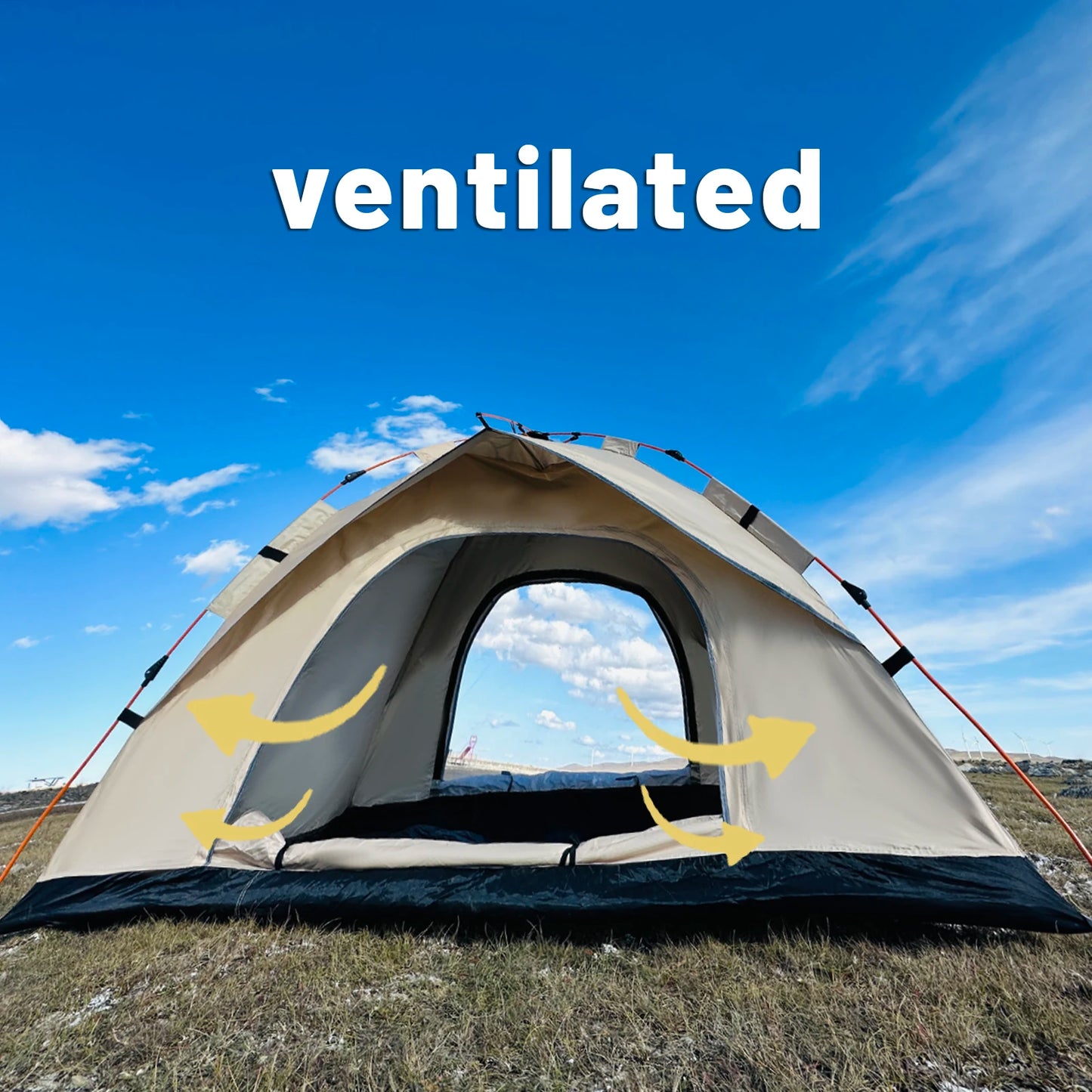 Outdoor Tent - Snel op te zetten voor Buitengebruik - 4 personen