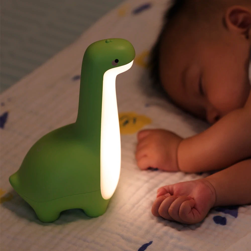 Dinosaurus Nachtlampje voor Kinderen - Oplaadbaar - Timerfunctie