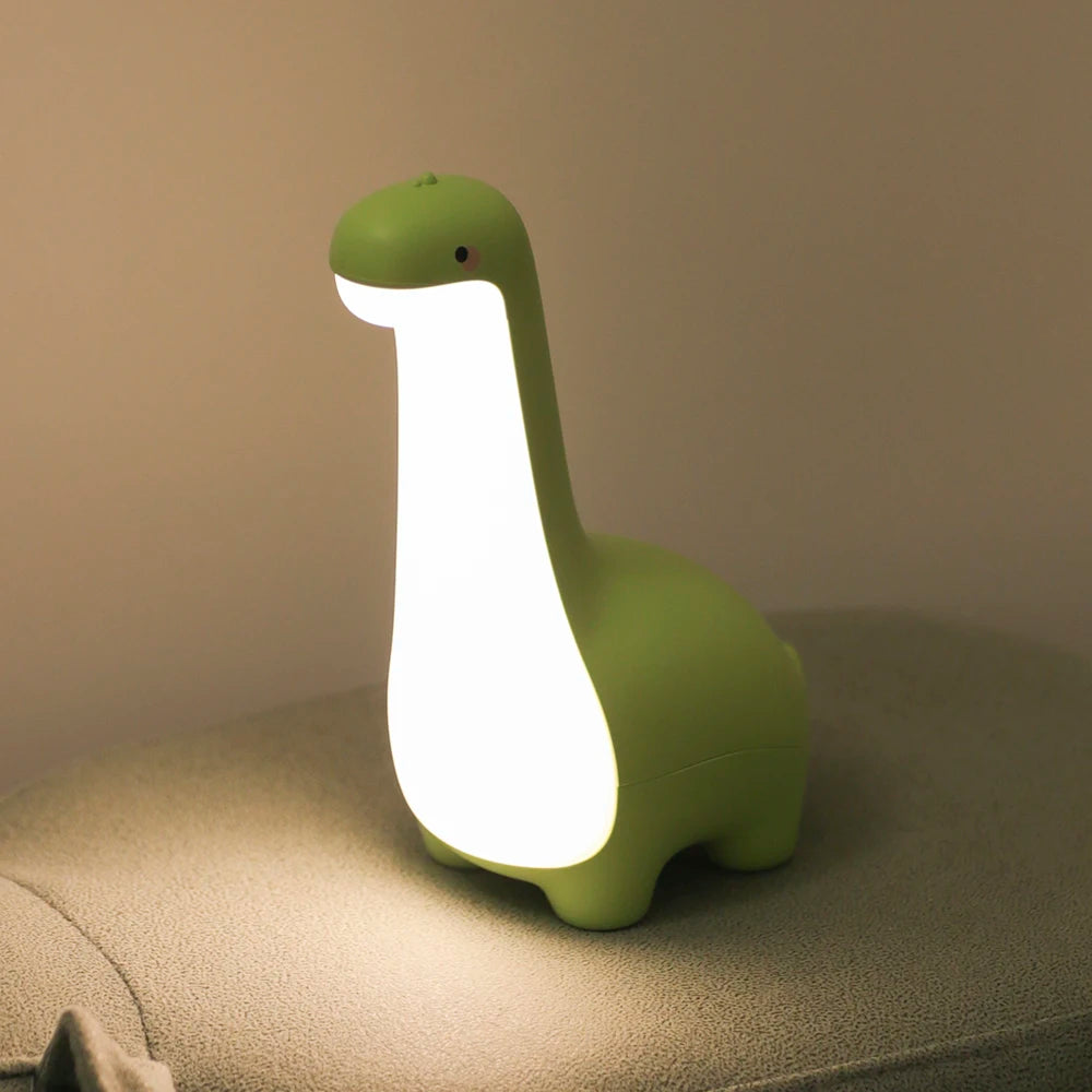Dinosaurus Nachtlampje voor Kinderen - Oplaadbaar - Timerfunctie