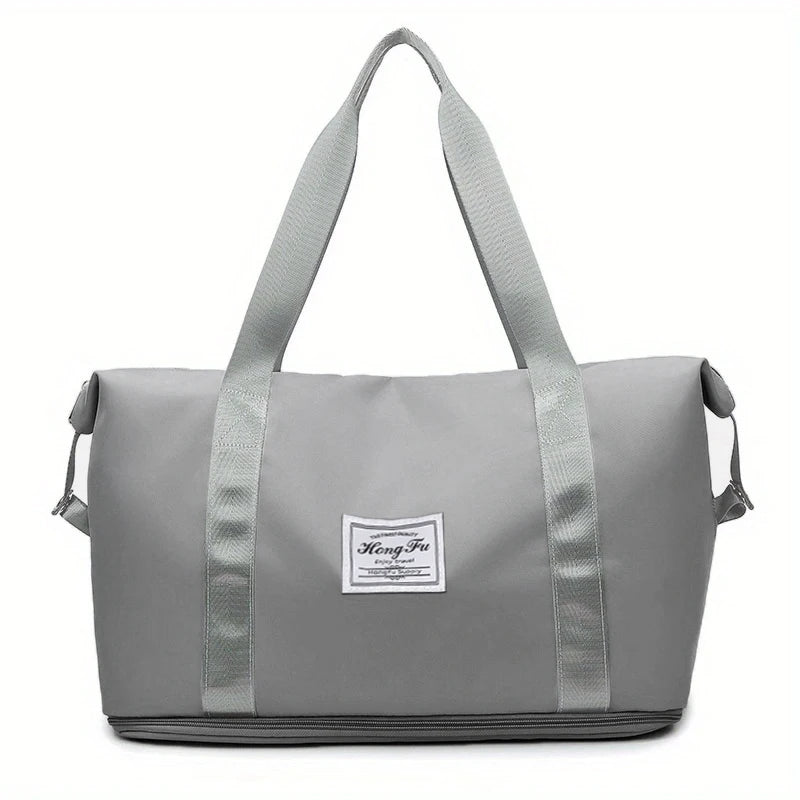 Waterdichte Reistas voor Dames – Grote Nylon Sport- Gymtas met Rits