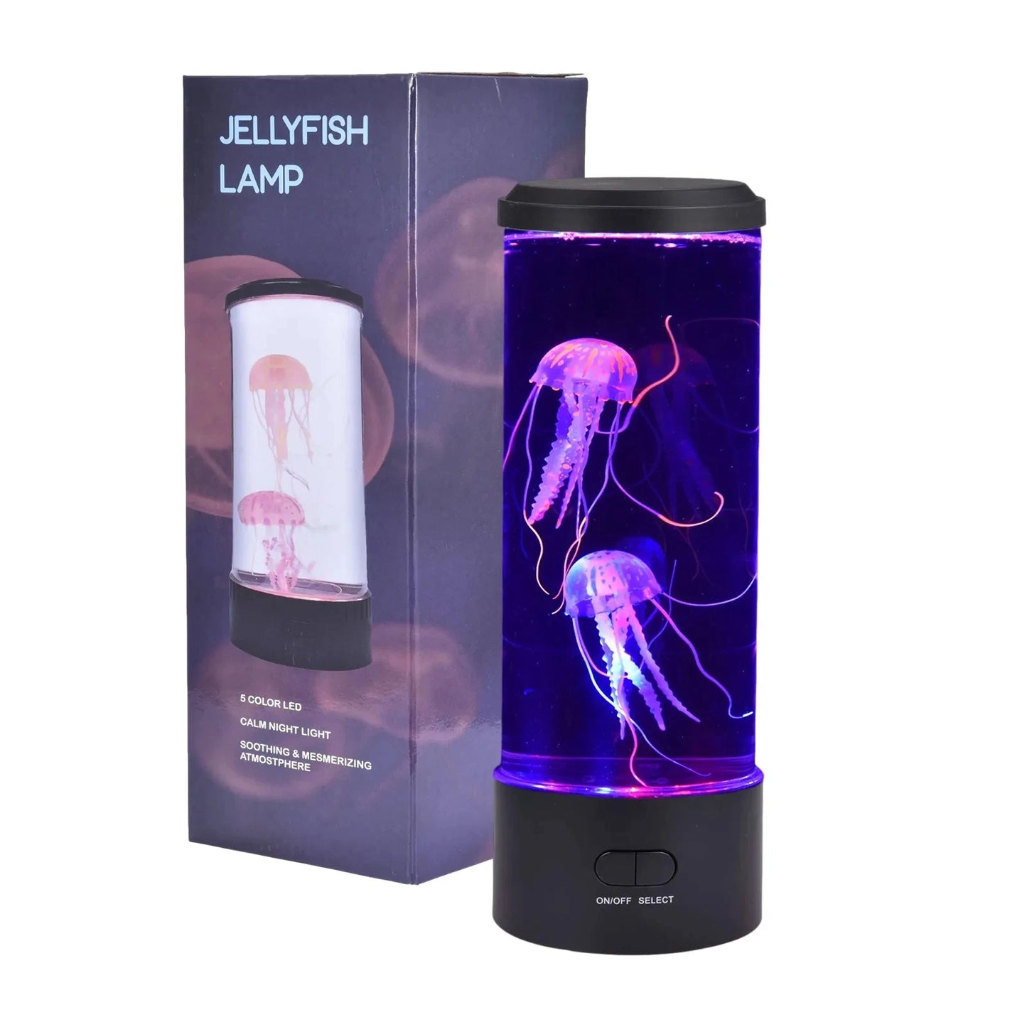 Kwallen Aquarium Nachtlamp - LED Sfeerverlichting - 5 Kleuren - USB Tafellamp