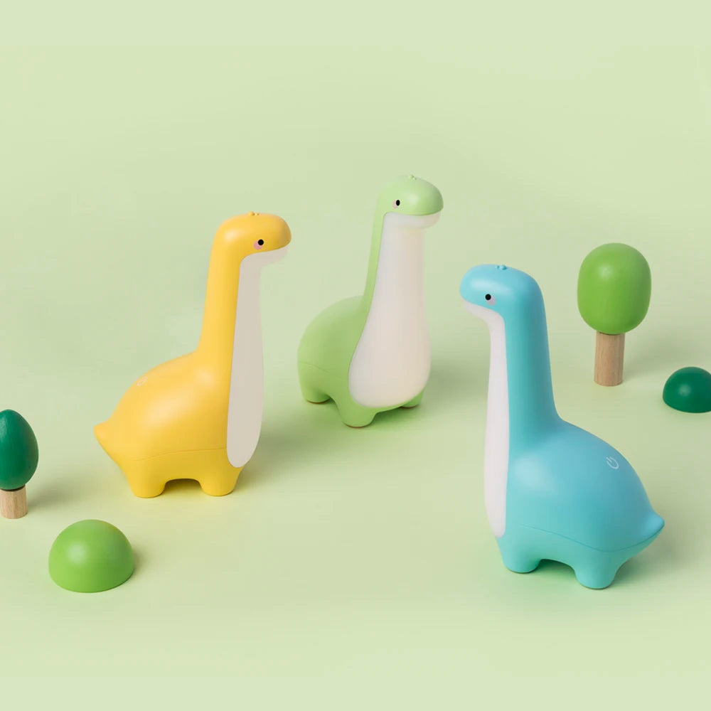 Dinosaurus Nachtlampje voor Kinderen - Oplaadbaar - Timerfunctie
