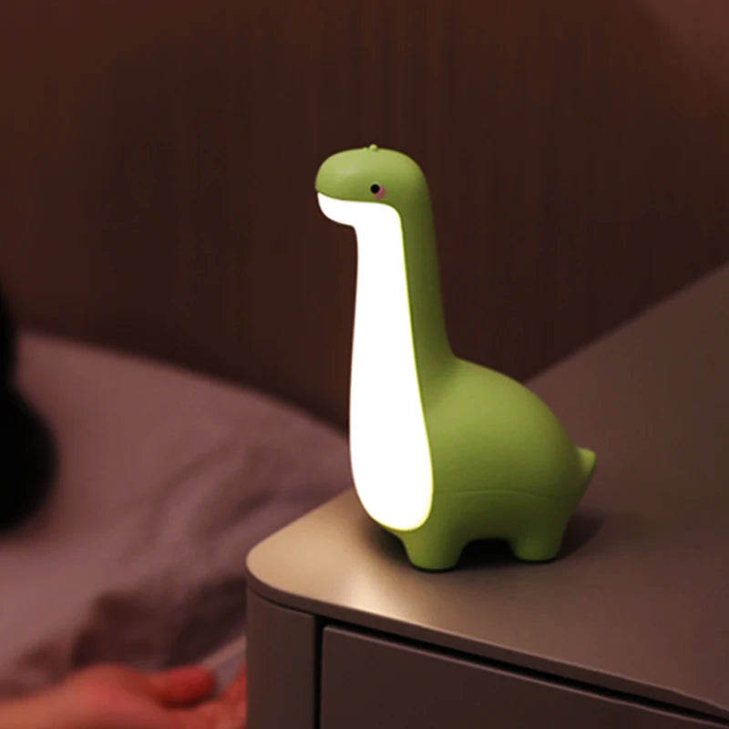 Dinosaurus Nachtlampje voor Kinderen - Oplaadbaar - Timerfunctie