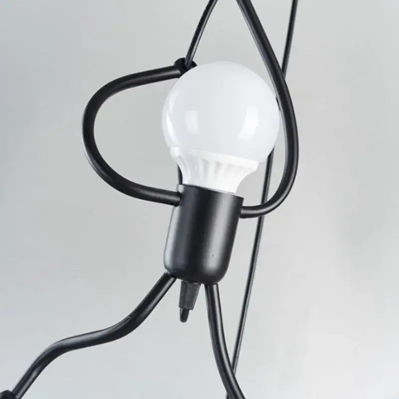 Vintage coole hanglamp - modern kunstfiguur – LED plafondlamp