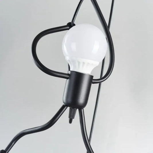 Vintage coole hanglamp - modern kunstfiguur – LED plafondlamp