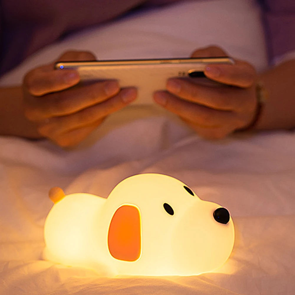 Honden Nachtlampje LED – Touch Bediening – Oplaadbaar – Slaapkamer Kinderen