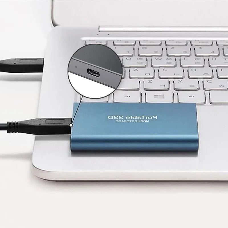 DataSafe - Externe SSD Opslag Aluminium - Supersnelle Harde Schijf - 16TB/8TB/4TB/2TB