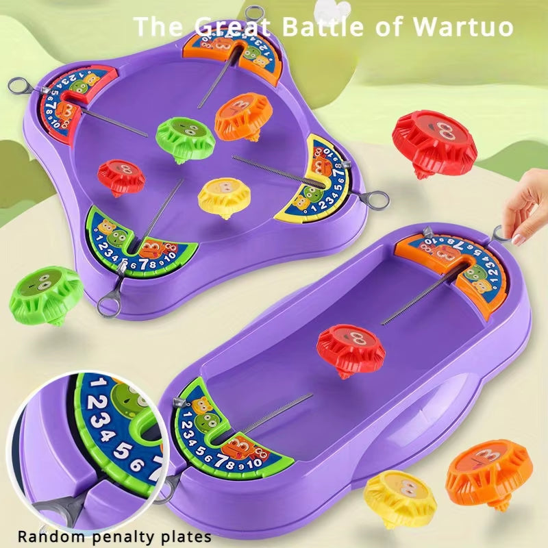 GyroFun Draaitafel – Spinning Top Battle Game – Interactief Behendigheidsspel voor Kinderen