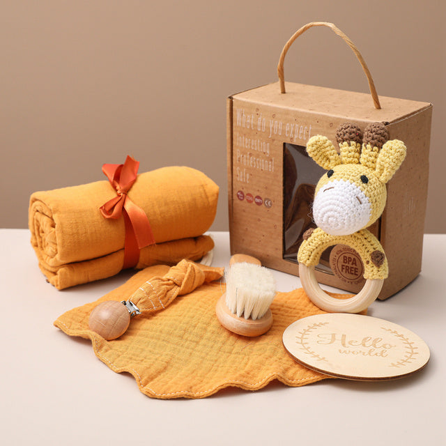 Baby Bad Cadeauset - Complete Badset & Inbakerdoek - Zacht Katoen