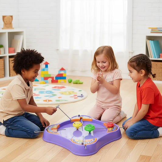 GyroFun Draaitafel – Spinning Top Battle Game – Interactief Behendigheidsspel voor Kinderen