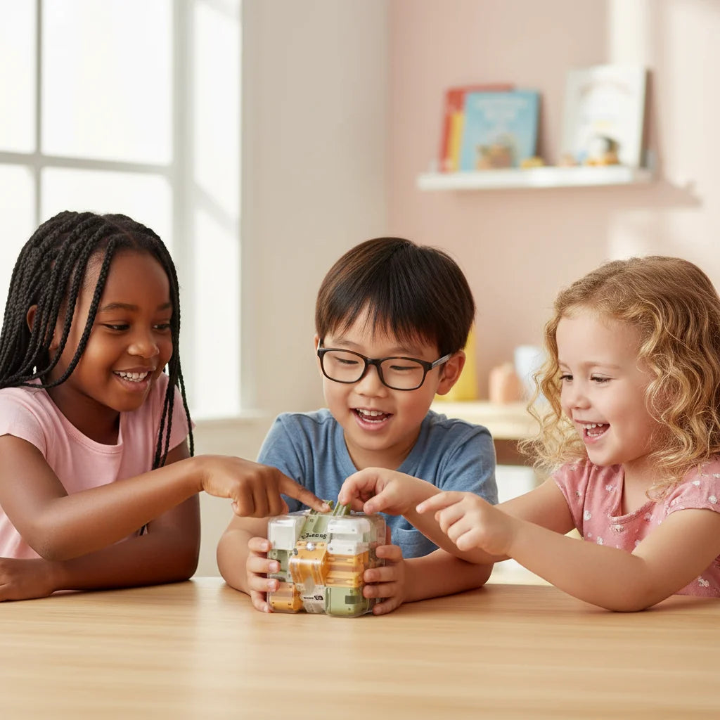 MazeMaster 3D – Transparante Doolhof Puzzelkubus voor Breintraining – Kinderen en Volwassenen