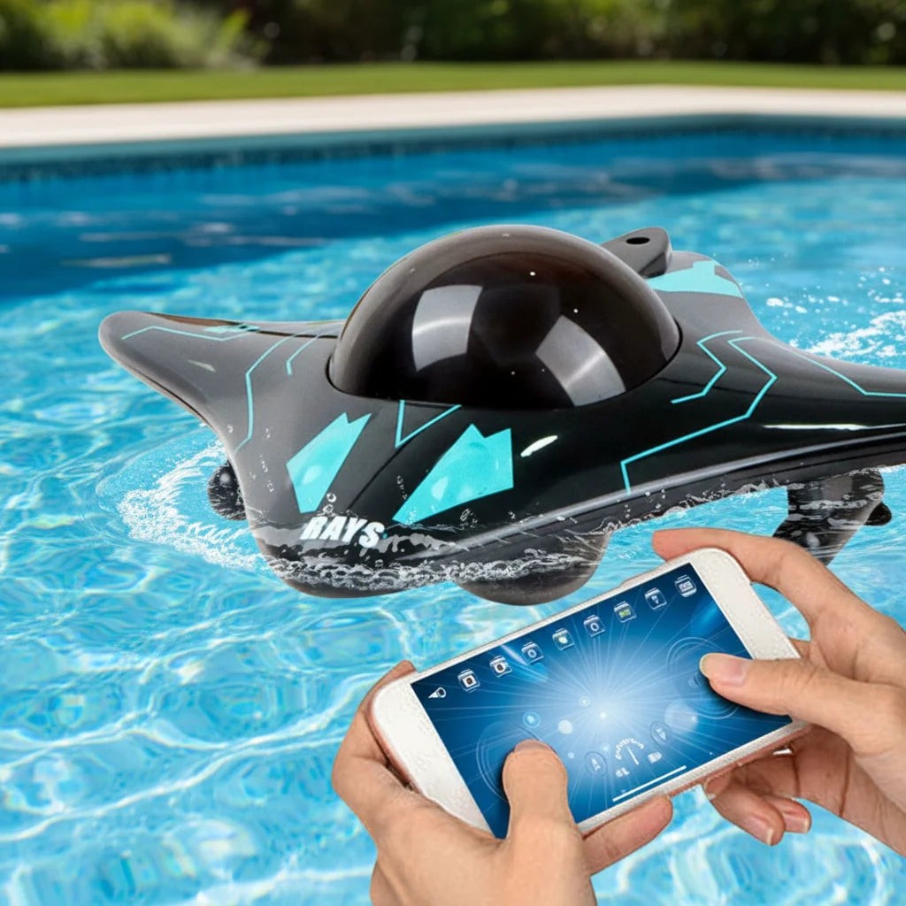 AquaVision RC Onderwaterboot met Camera – Waterdicht, 480P, Dual Motoren