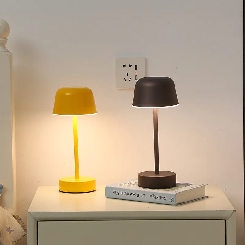 JESPER | Moderne Tafellamp - Scandinavisch Design - Draadloos & Dimbaar