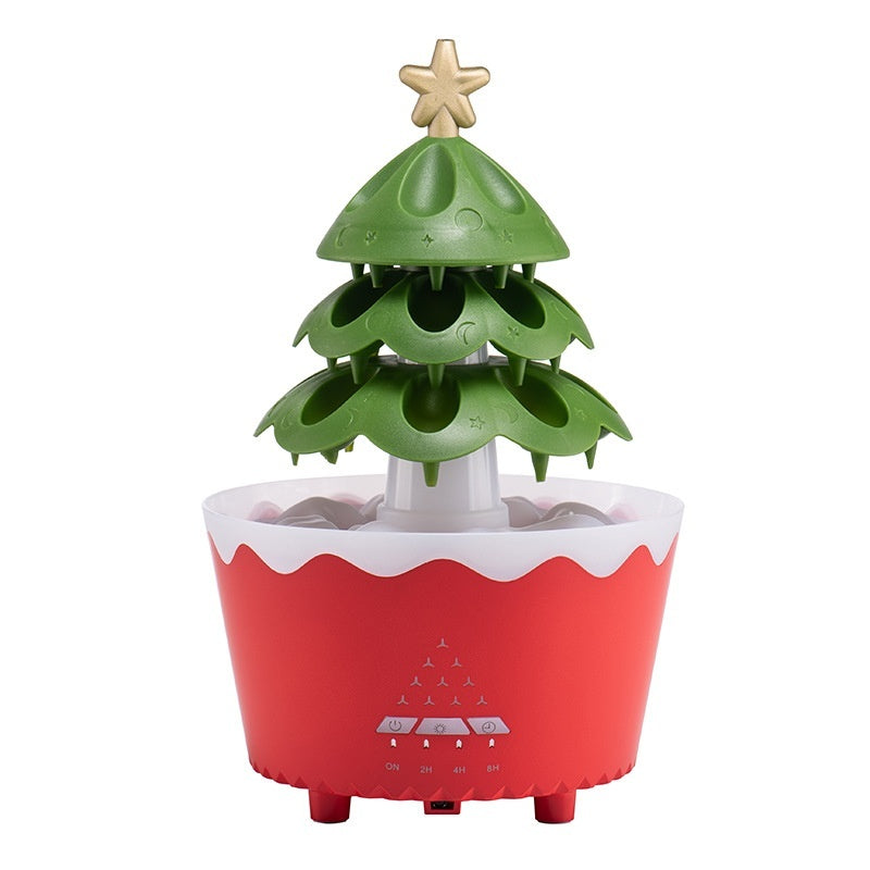 Aroma Diffuser Kerstboom Met Afstandsbediening – Stil, Kleurrijk Licht