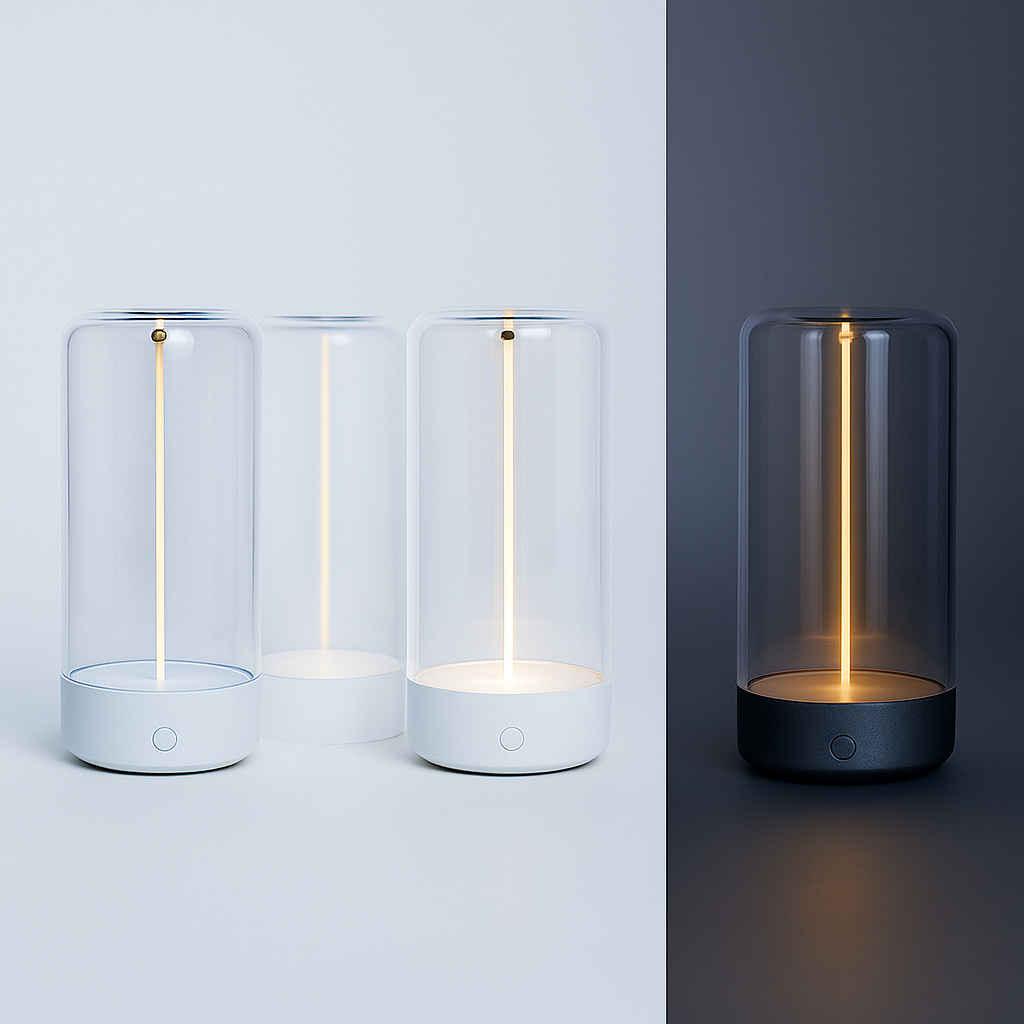 Draagbare LED Campinglamp - Oplaadbaar via Type-C, Transparant & Valbestendig