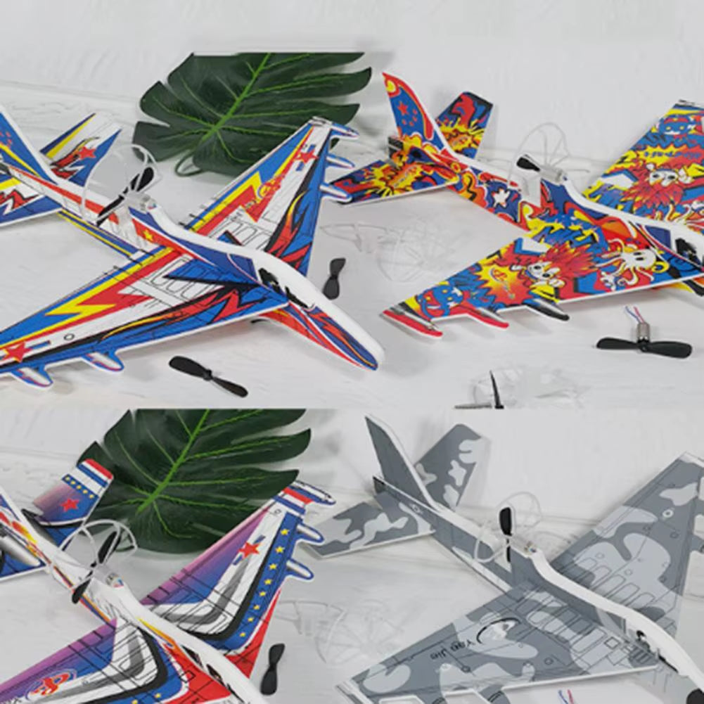 SkyAce - Elektrisch Foam Vliegtuig Glider – Kleurrijk Stuntvliegtuig voor Kinderen