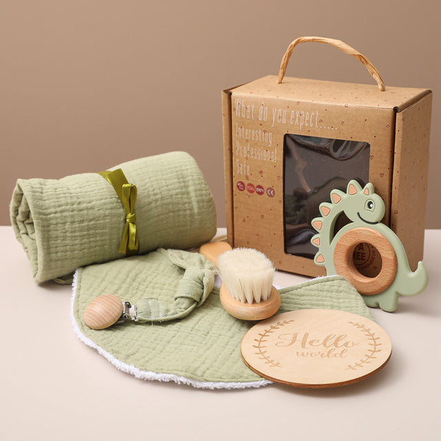 Baby Bad Cadeauset - Complete Badset & Inbakerdoek - Zacht Katoen
