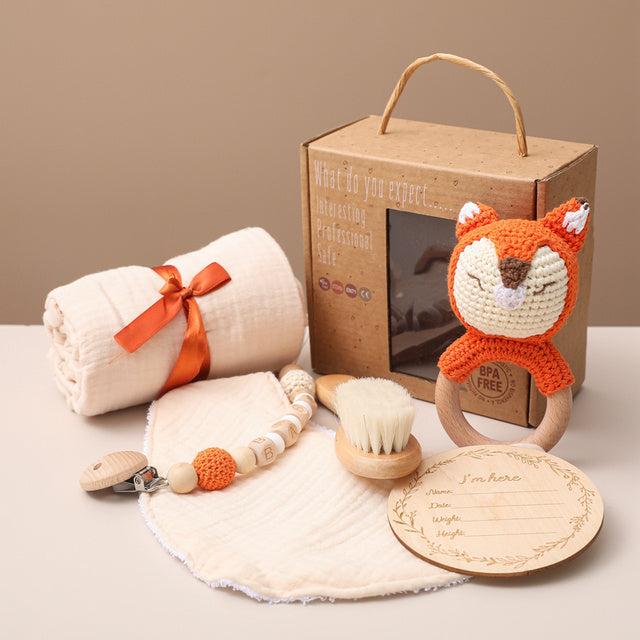Baby Bad Cadeauset - Complete Badset & Inbakerdoek - Zacht Katoen