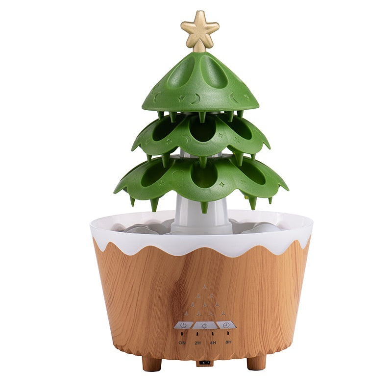 Aroma Diffuser Kerstboom Met Afstandsbediening – Stil, Kleurrijk Licht