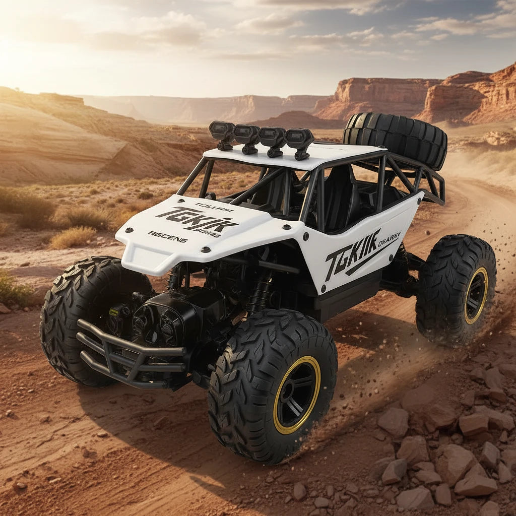 4WD RC Auto Off-Road Truck - 2.4G, Hoog Snelheid, 1:12, Metaal