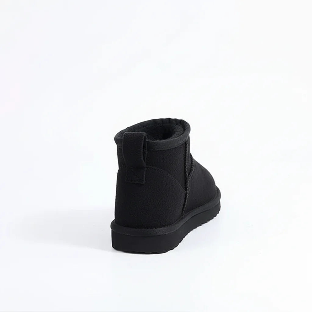 CozyStep winter dames boots - warme gevoerde enkellaarsjes suede look