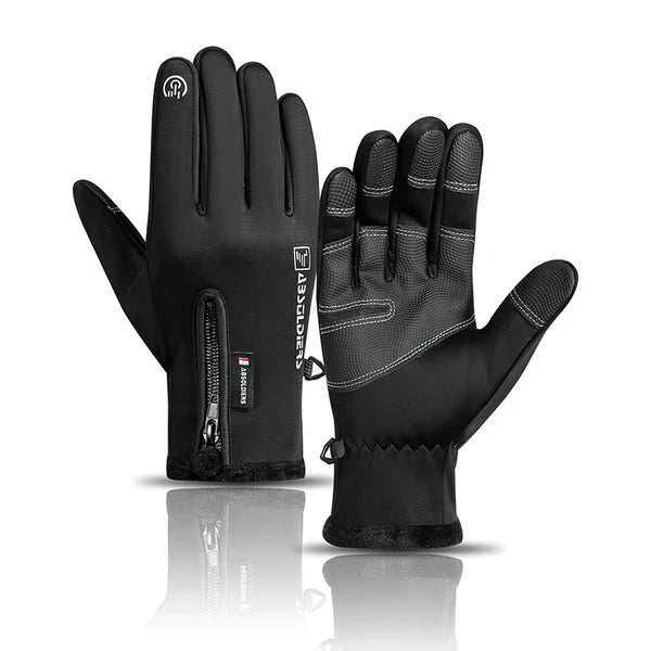 GloveGuard Waterdichte Winterhandschoenen - Touchscreen - Zwart/Grijs - Unisex