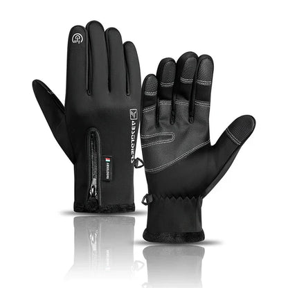 GloveGuard Waterdichte Winterhandschoenen - Touchscreen - Zwart/Grijs - Unisex