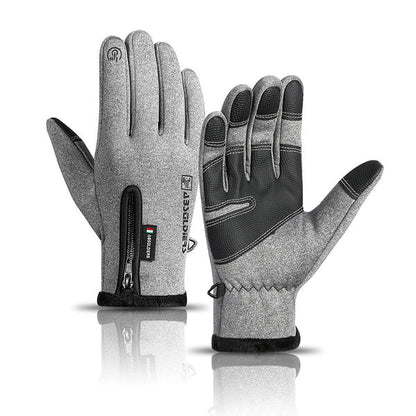 GloveGuard Waterdichte Winterhandschoenen - Touchscreen - Zwart/Grijs - Unisex