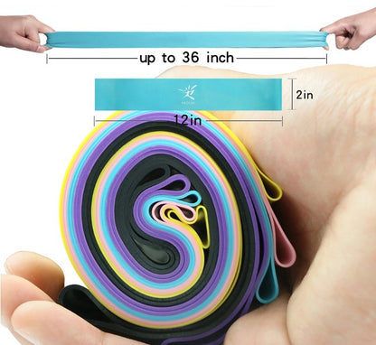 FitBands - Weerstandsbanden Set – Elastische Fitnessbanden voor Krachttraining en Yoga