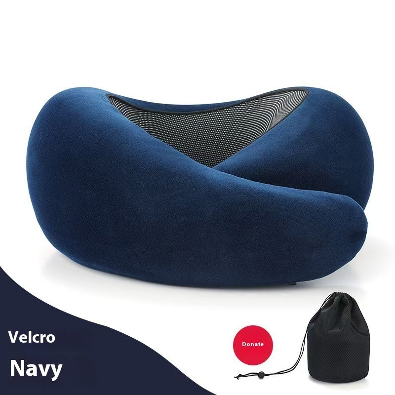 Reis nekkussen U-vorm – verstelbare memory foam ondersteuning