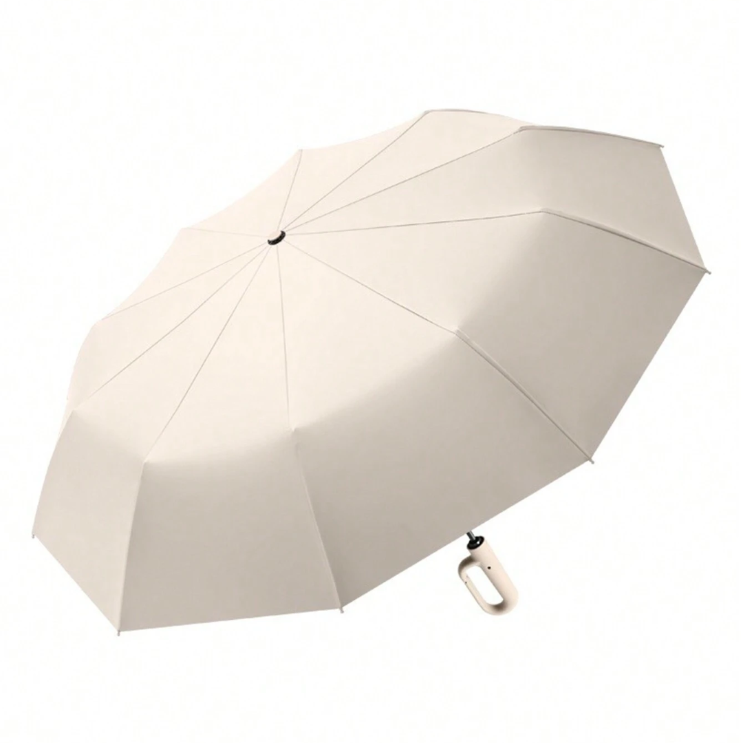 Windbestendige Automatische Paraplu met Reflecterende Rand – Compact en Waterdicht