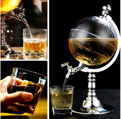 Globe drankdispenser 1,5L – Baraccessoire – Wereldbol design