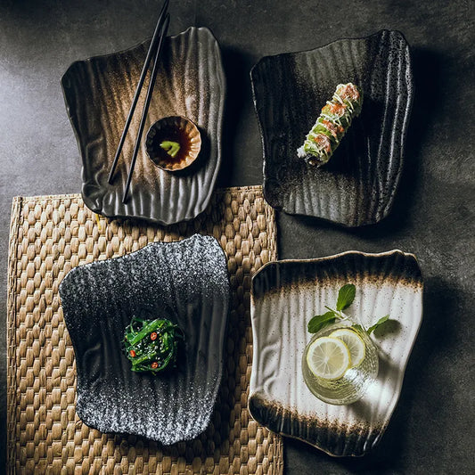 Japanse Stijl Keramische Bord - Sushi, Barbecue en Dessert