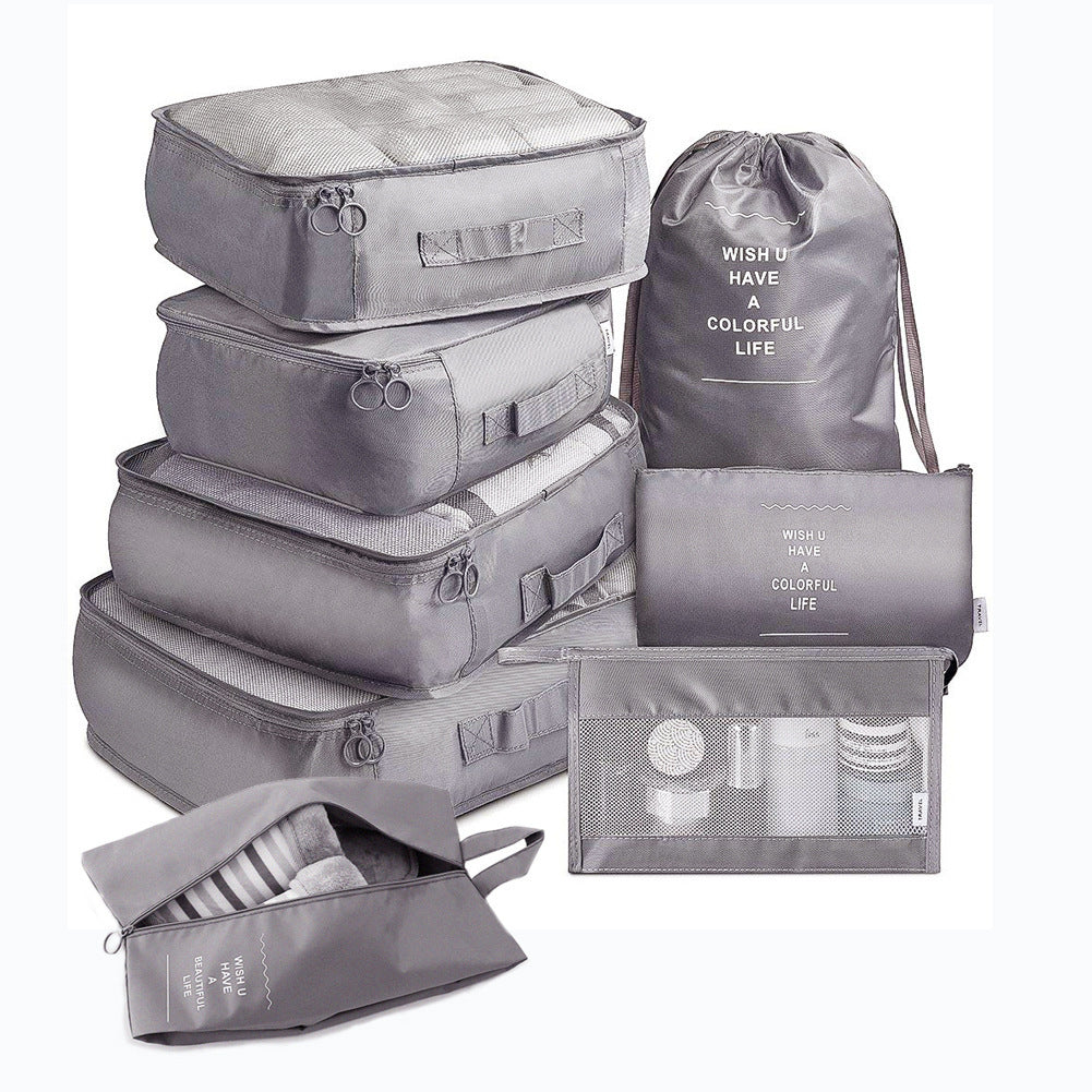 8-delige Reisset Organizer Bagage Divider Set - Waterdicht Nylon
