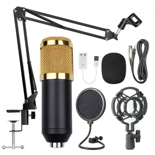 Professionele condensator microfoon set met verstelbare arm en toebehoren