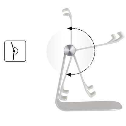 Verstelbare Aluminium Tablet Standaard - Universeel voor Tablet & Telefoon