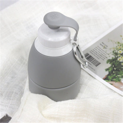 Opvouwbare Siliconen Waterfles 580ml - Ideaal voor Reizen en Sporten