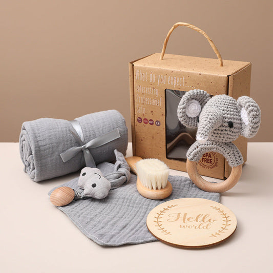 Baby Bad Cadeauset - Complete Badset & Inbakerdoek - Zacht Katoen