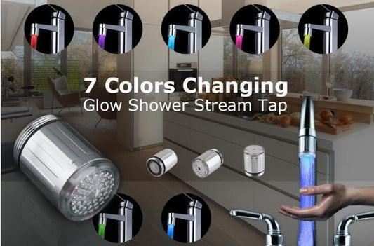 LED Kranenlamp voor Keuken en Badkamer – Temperatuurgevoelige Verlichting 24mm