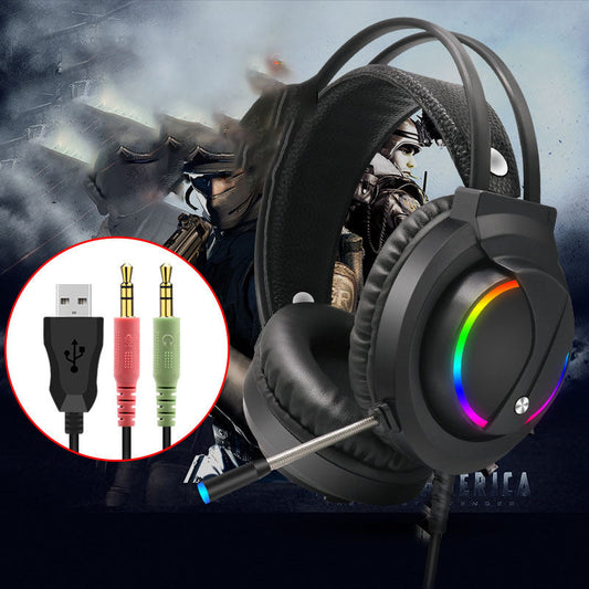 Surround Gaming Headset 7.1 met RGB Verlichting en Microfoon