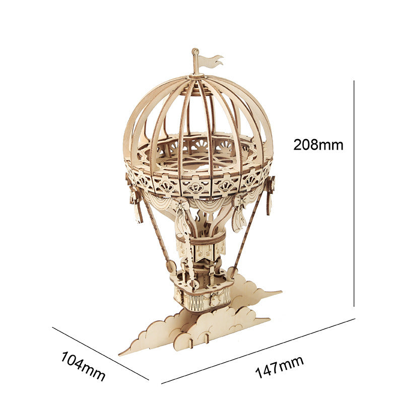 3D Houten Puzzel Bouwset - DIY Modelbouw - Laser Gesneden Decoratie