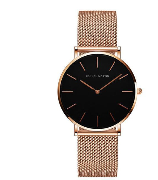 Dames horloge – roestvrij staal mesh – waterdicht – 36mm – quartz