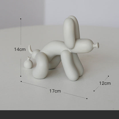 Ballonhond Beeldje Decoratie - Scandinavisch Design - Resin
