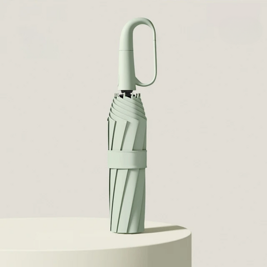 Windbestendige Automatische Paraplu met Reflecterende Rand – Compact en Waterdicht