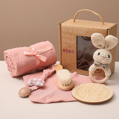 Baby Bad Cadeauset - Complete Badset & Inbakerdoek - Zacht Katoen