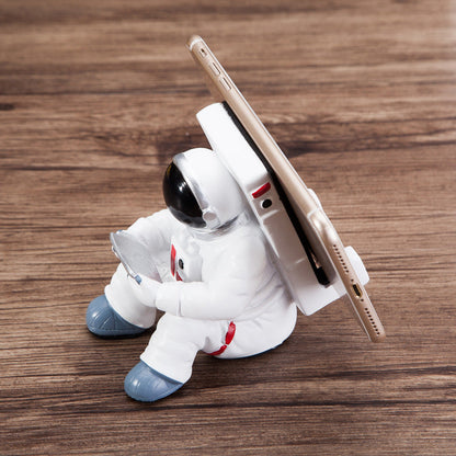 Astronaut Telefoonstandaard - Creatief Bureau Accessoire - Resin - Ruimtevaart Decoratie