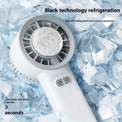 Draagbare Turbo Handventilator met IJskoude Technologie – 3 Snelheden