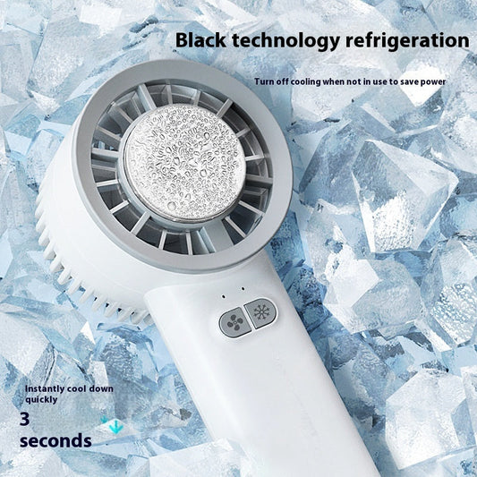 Draagbare Turbo Handventilator met IJskoude Technologie – 3 Snelheden