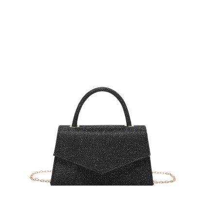 AMALIA | Dames handtas kleine vierkante tas met diamant-look – luxe